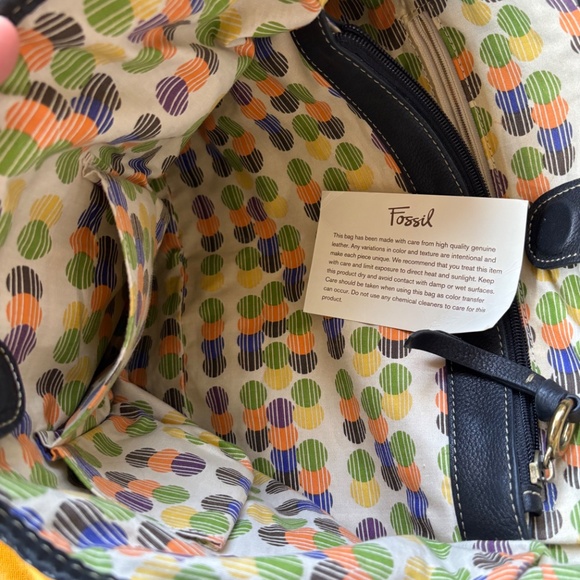 Fossil Leather Satchel Bag - Picture 3 of 3